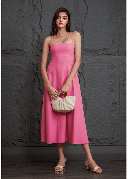 LAUREN PINK MAXI DRESS